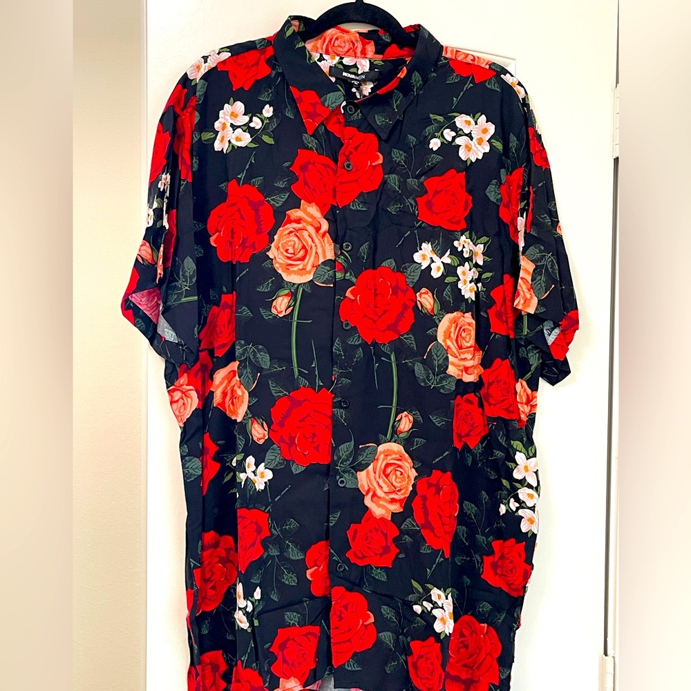 Men’s fashion, button-down, casual shirt XXXL